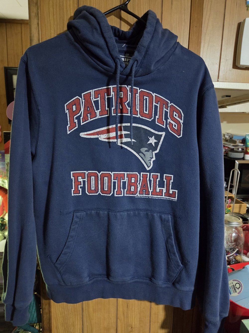Old Navy Navy Blue Patriots Football Hoodie